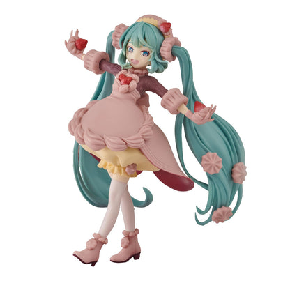 Hatsune Miku Sweetsweets Series Pvc Statue Strawberry Chocolate Short 17 Cm