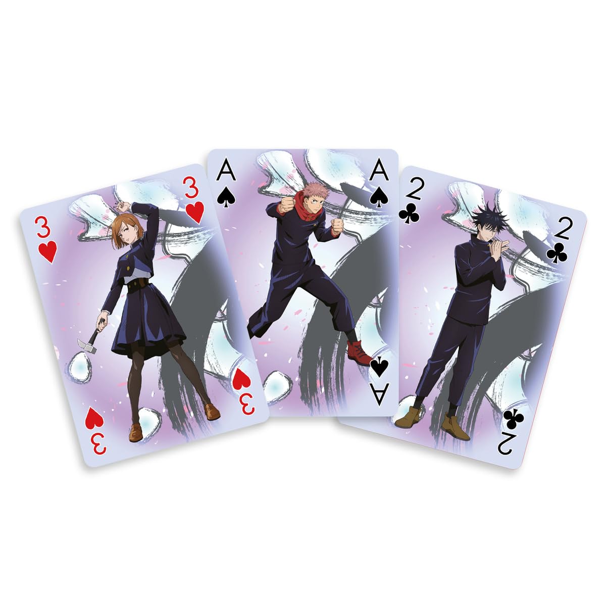 Crunchyroll - Jujutsu Kaisen - 52 Playing Cards - Poker Card Game Deck Playing Cards - Original & Licensed