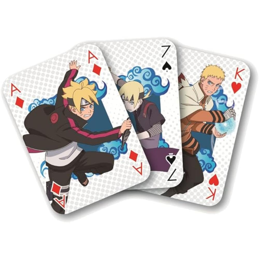 SAKAMI - Naruto/Boruto - 52 Playing Cards - Poker Card Game Deck Playing Cards - Original & Licensed