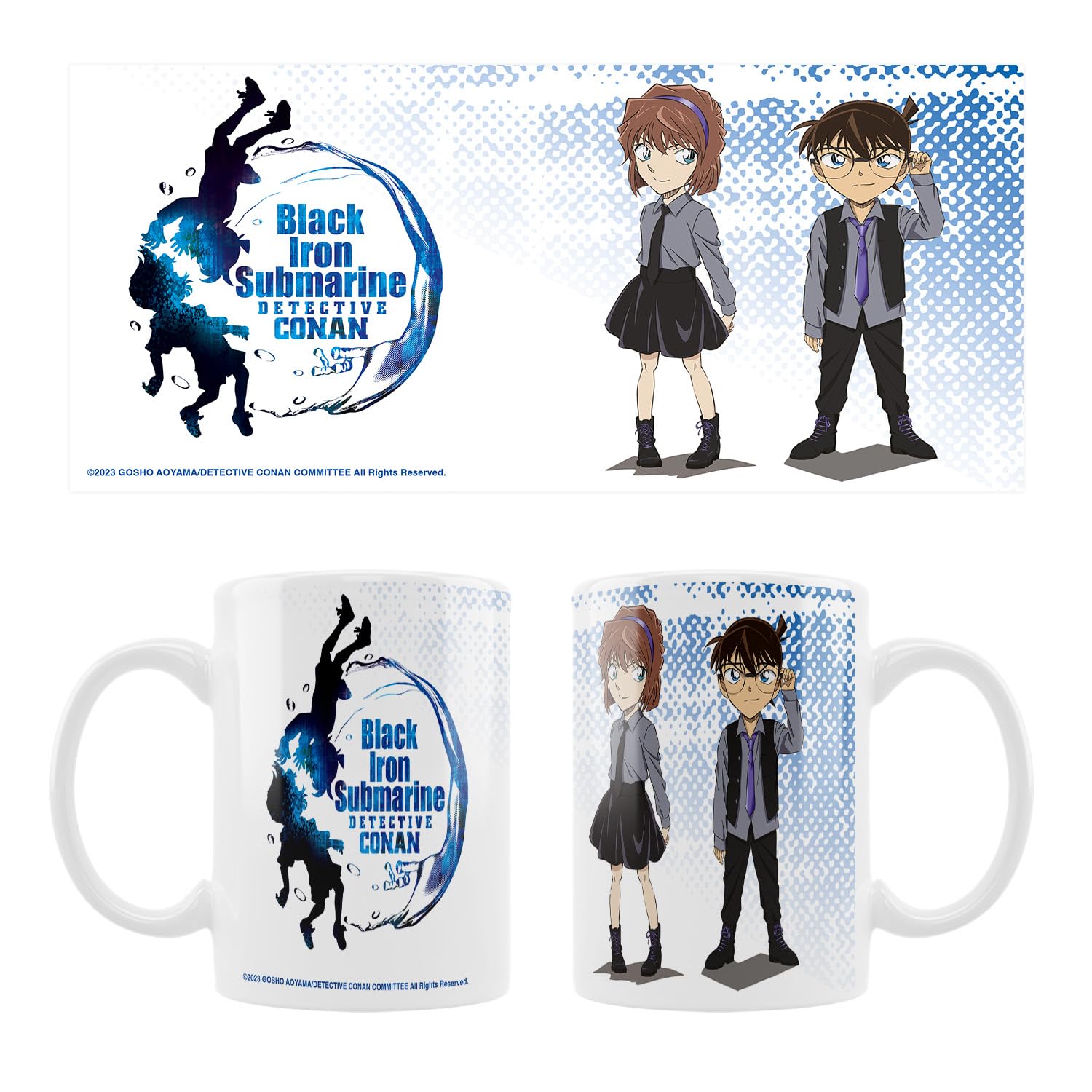 Crunchyroll SAKAMI Detective Conan & Ai Submarine Mug 320 ml Original Licensed