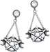 Alchemy Gothic Goddess Set de Pendientes Plateado