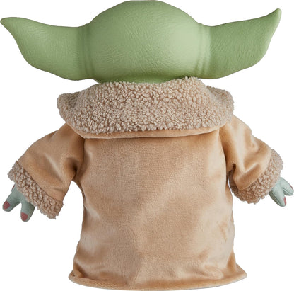 Mattel Star Wars Din Grogu Plush Toy, 11-inch Soft Doll with Hard Head & Bean-Filled Base, Inspired by Star Wars: The Mandalorian Season 3, HPG49