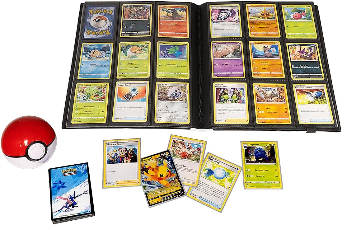 Ultra PRO - Greninja 9-Pocket Portfolio for Pokémon, Trading Gaming Card Organizer Accessory Storage Low-friction Non-PVC Acid-free Protection Binder Solution