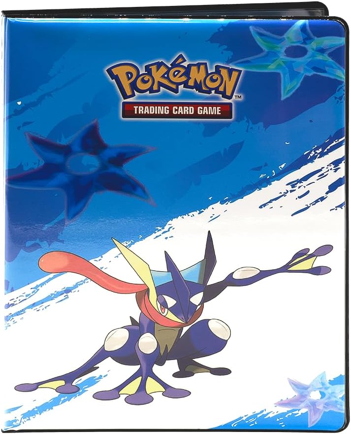 Ultra PRO - Greninja 9-Pocket Portfolio for Pokémon, Trading Gaming Card Organizer Accessory Storage Low-friction Non-PVC Acid-free Protection Binder Solution