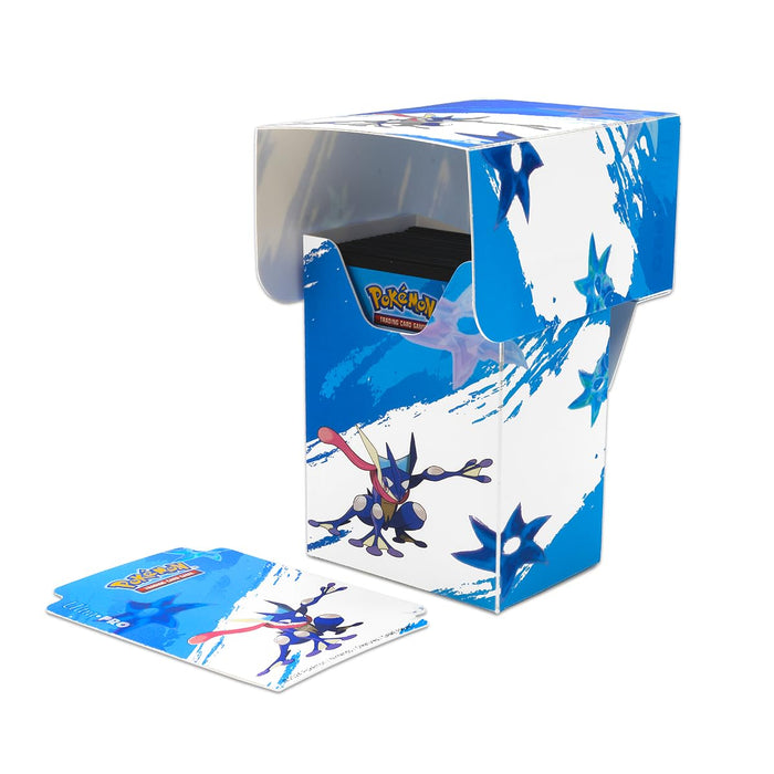 Ultra Pro - Greninja Full View Deck Box® for Pokémon, Rigid Gaming Card Protection Accessory Solution Storage Container Deck Divider Included Full-color Artwork