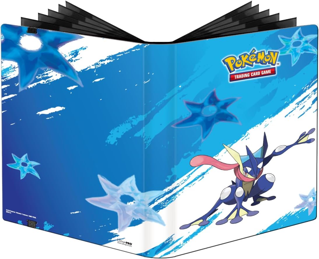 Ultra PRO - Greninja 9-Pocket PRO-Binder for Pokémon, Trading Gaming Card Organizer Accessory Storage
