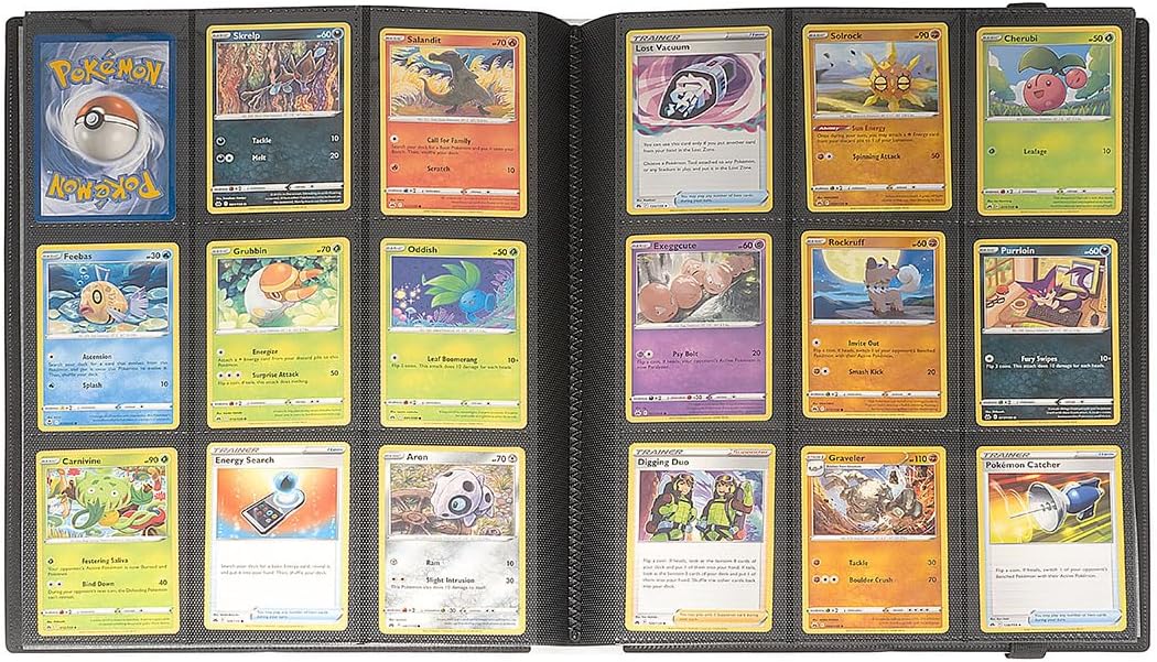 Ultra PRO - Greninja 9-Pocket PRO-Binder for Pokémon, Trading Gaming Card Organizer Accessory Storage