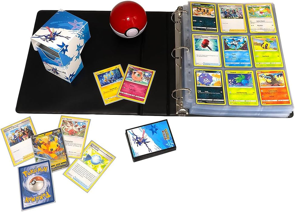 Ultra PRO - Greninja 2” Album for Pokémon, Trading Gaming Card Organizer Accessory Storage Low-friction Non-PVC Acid-free Protection Binder Solution Vibrant Artwork