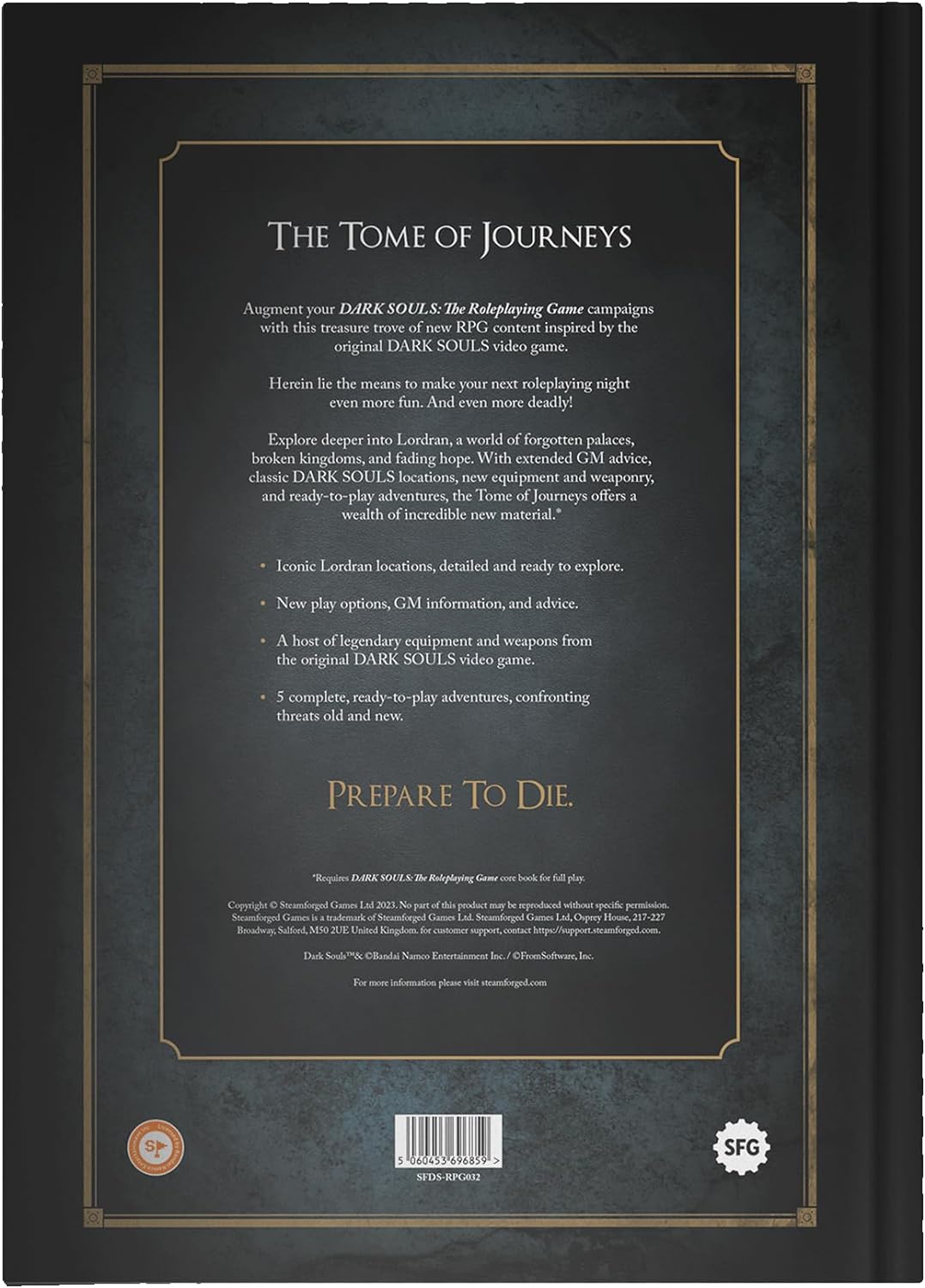 Steamforged Games Dark Souls Roleplaying Game: The Tome of Journeys