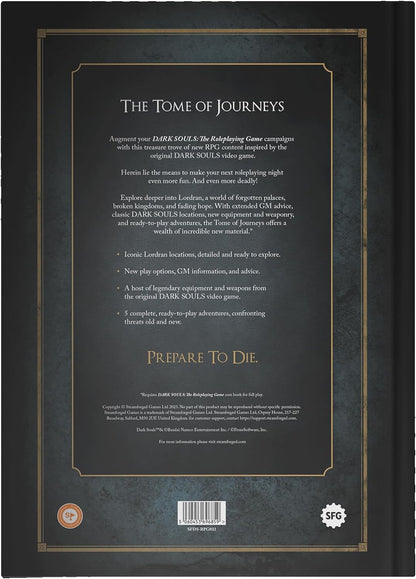 Steamforged Games Dark Souls Roleplaying Game: The Tome of Journeys