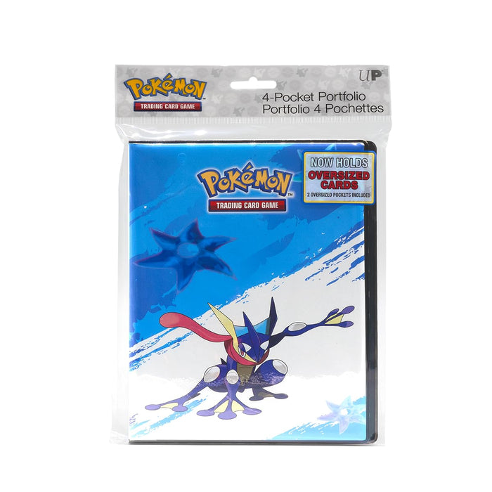 Ultra PRO - Greninja 4-Pocket Portfolio for Pokémon, Trading Gaming Card Organizer Accessory Storage