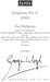 SYMPHONY NO. 11 - STUDY SCORE