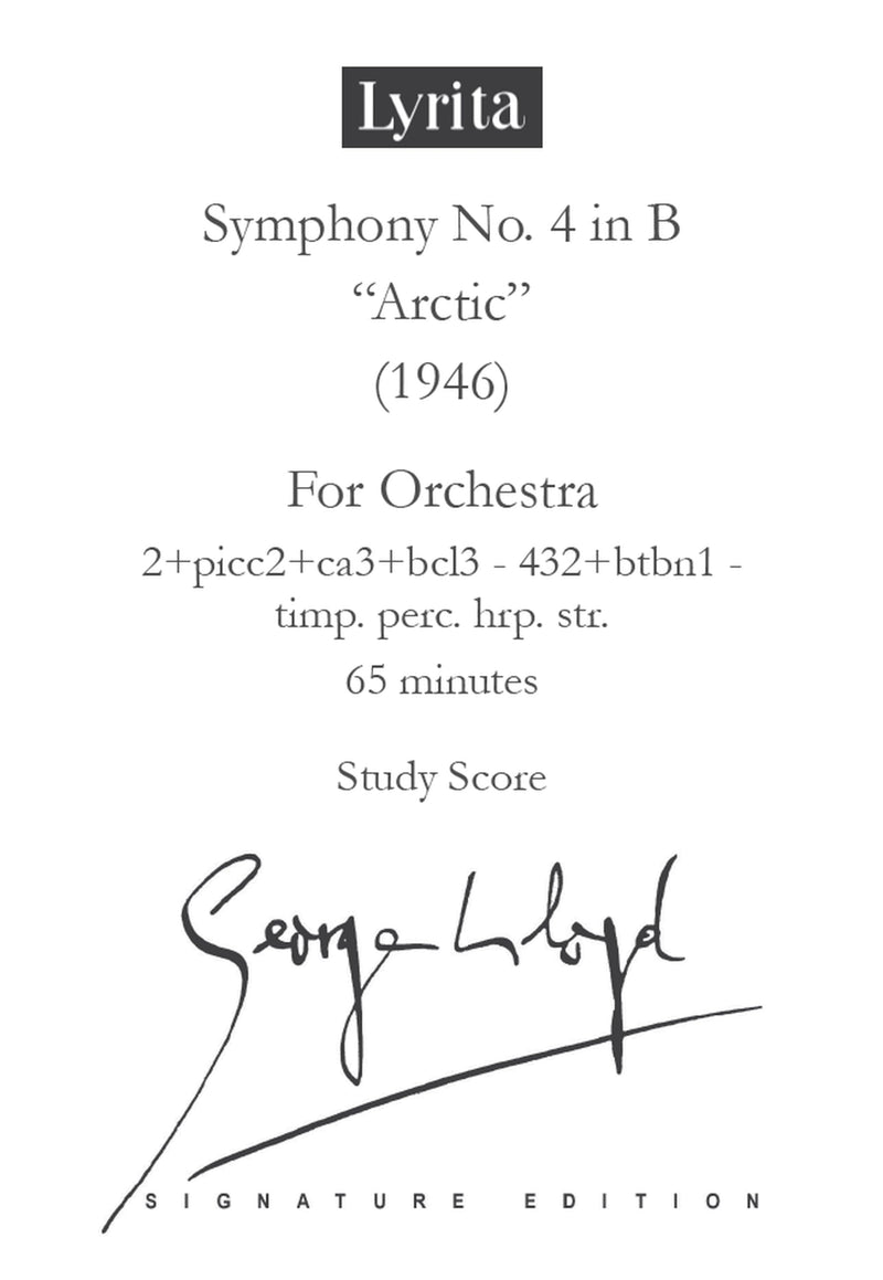 SYMPHONY NO. 4 - STUDY SCORE
