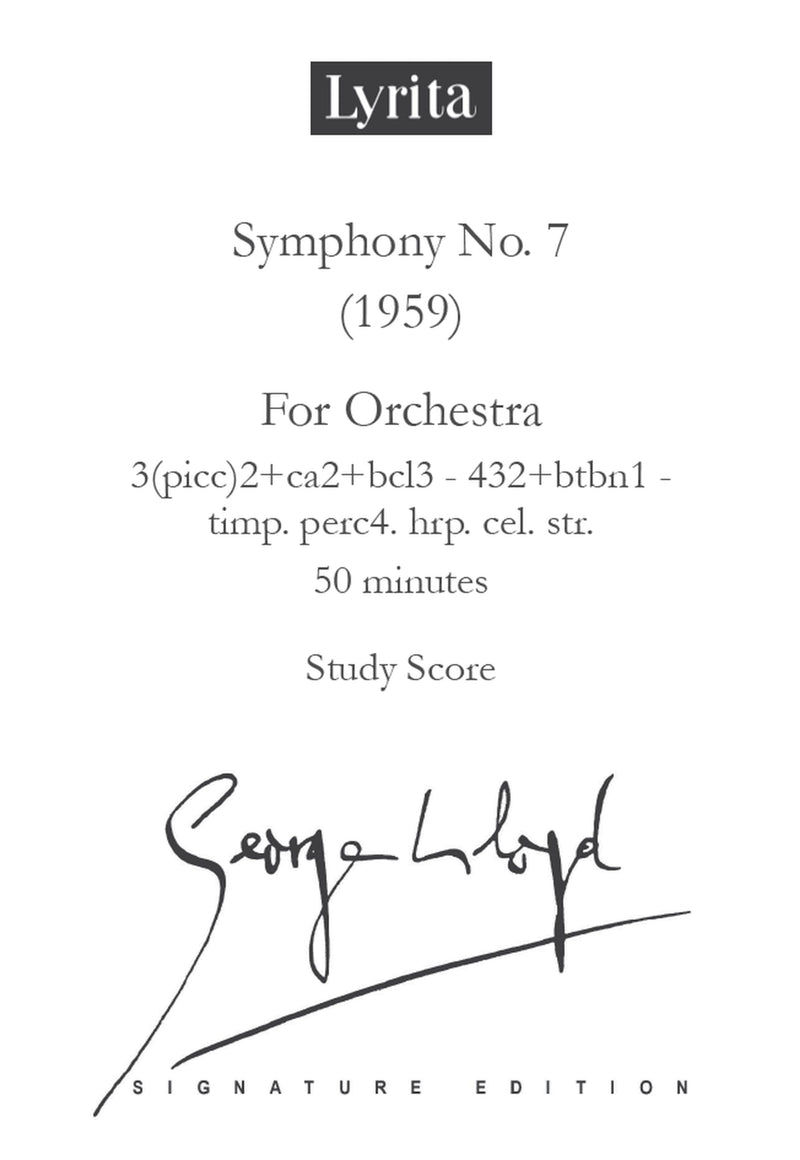 SYMPHONY NO. 7 - STUDY SCORE