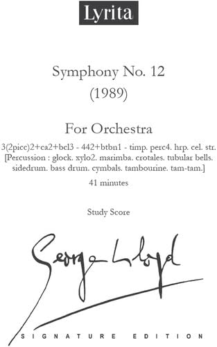 SYMPHONY NO. 12 - STUDY SCORE