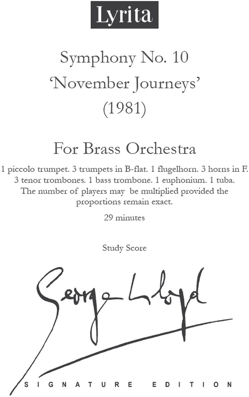 SYMPHONY NO. 10 - STUDY SCORE