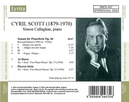 Cyril Scott: Piano Sonata No. 1