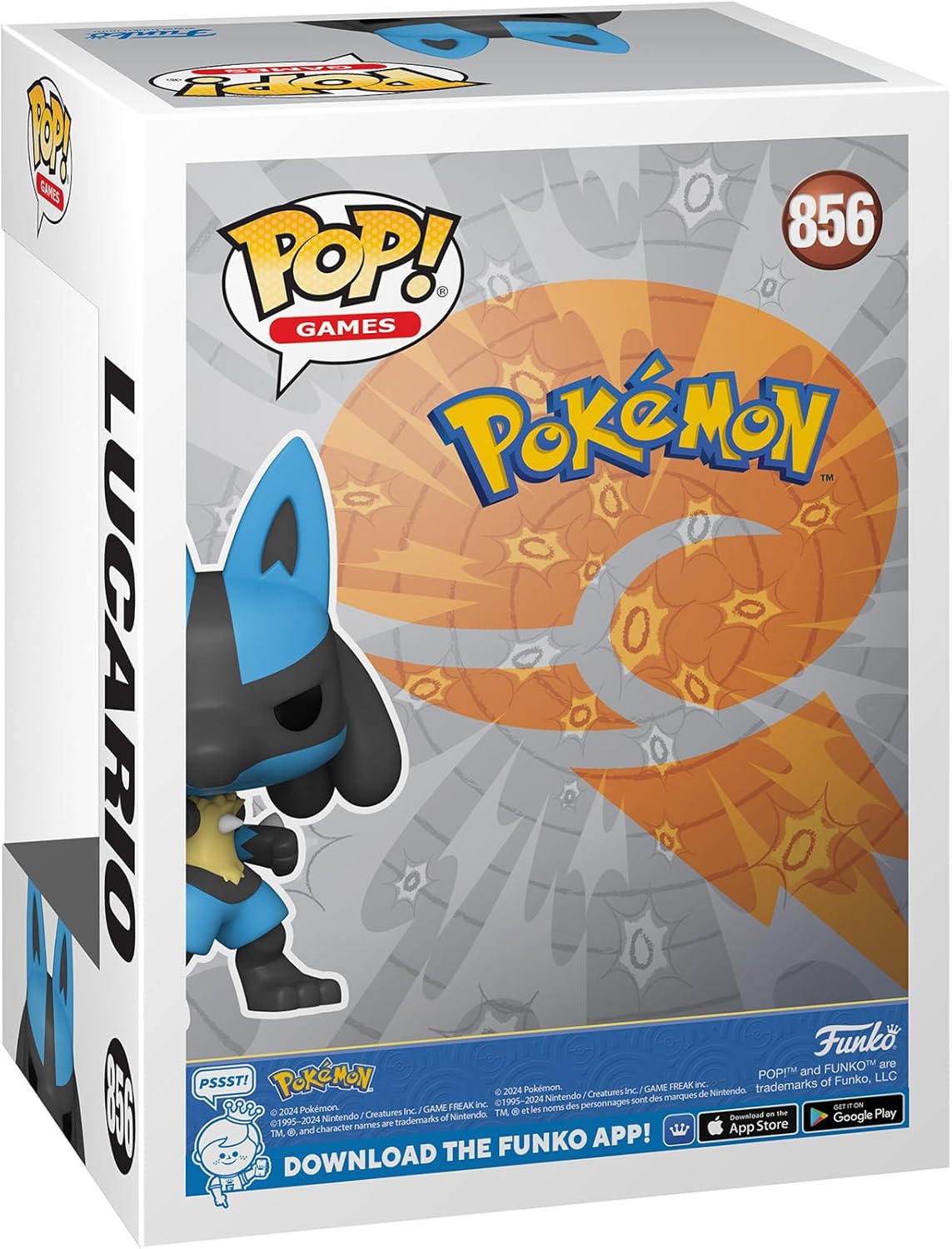 Funko Pop Pokemon Lucario 856