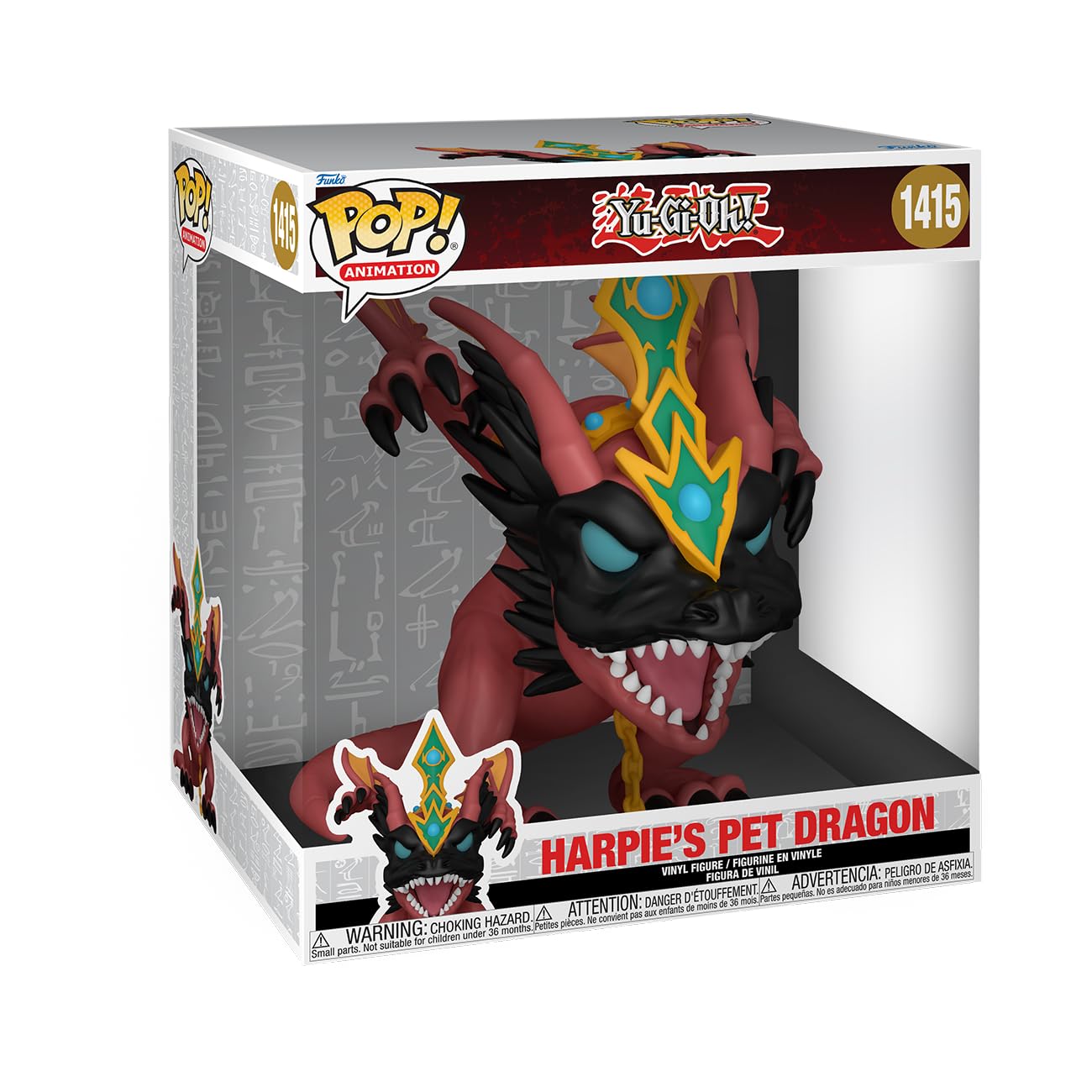 Funko POP! Jumbo: Yu-Gi-Oh! Harpie's Pet Dragon - Collectable Vinyl Figure - Gift Idea - Official Merchandise - Toys for Kids & Adults - Anime Fans - Model Figure for Collectors and Display