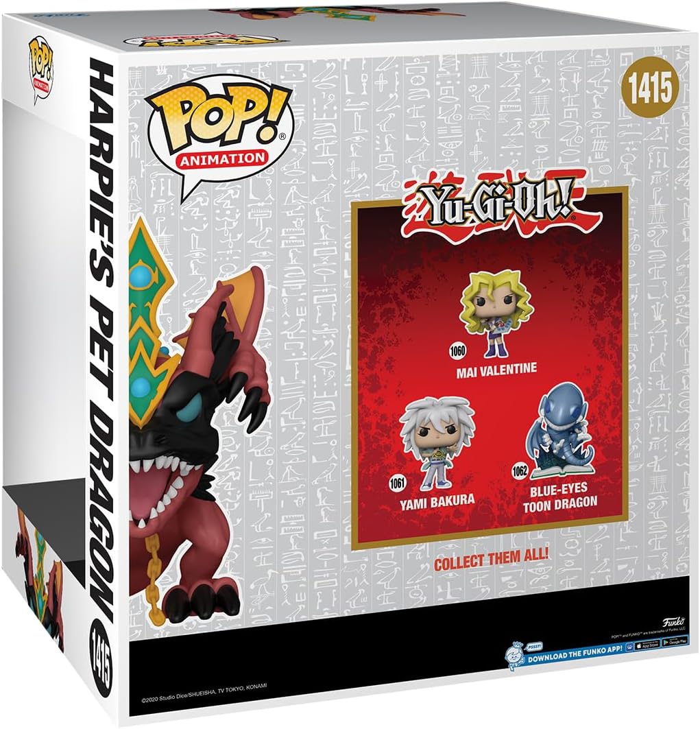 Funko POP! Jumbo: Yu-Gi-Oh! Harpie's Pet Dragon - Collectable Vinyl Figure - Gift Idea - Official Merchandise - Toys for Kids & Adults - Anime Fans - Model Figure for Collectors and Display