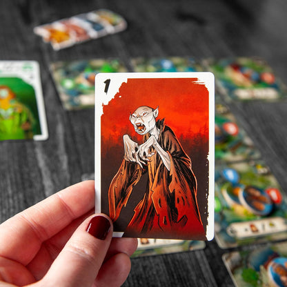 STUDIO H Vampire Village | Vampires, Witches and More | Strategic Dark Card Game | Great for Game Night | 1 to 5 Players | 20 Minutes