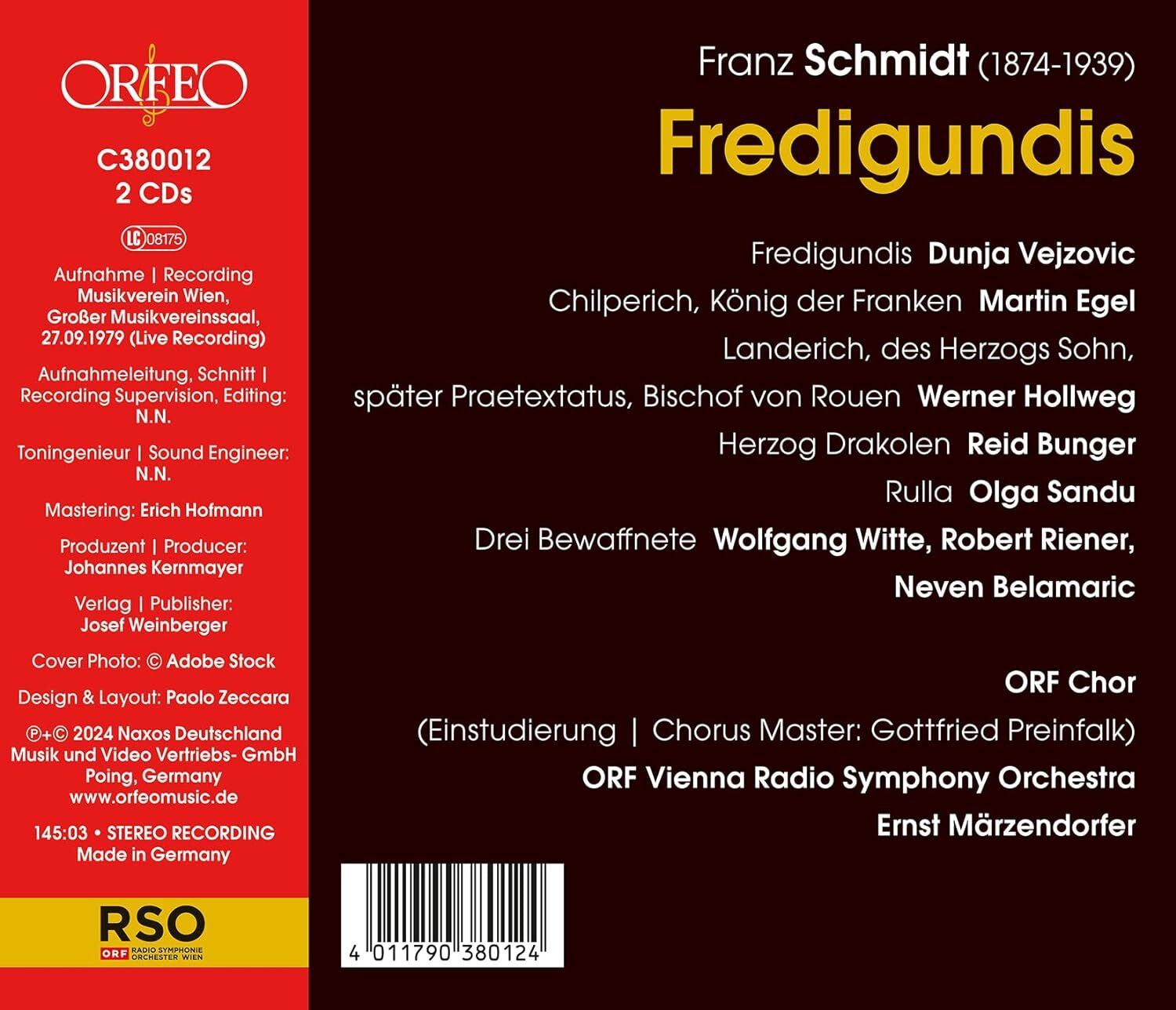 Franz Schmidt: Fredigundis