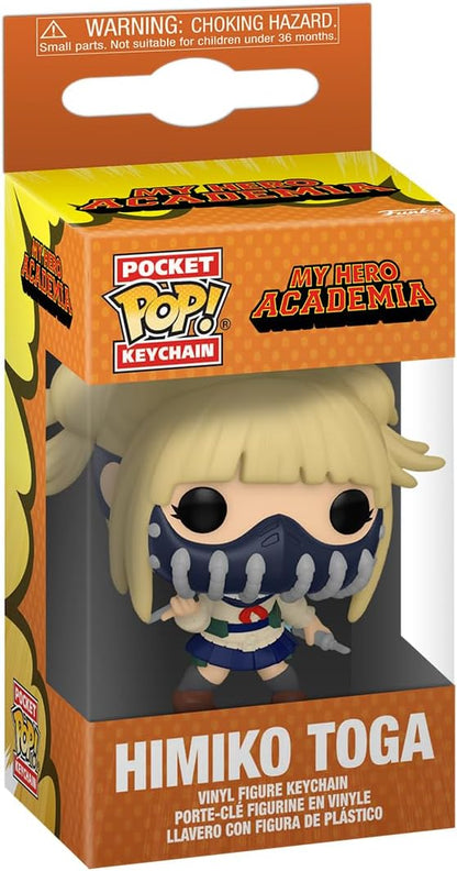 Funko POP! Keychain: My Hero Academia (MHA) 2 - Himiko Toga mit Face Cover - Neuartiger Schlüsselanhänger - Vinyl-Minifigur Zum Sammeln - Strumpffüller - Geschenkidee - Offizielle Handelswaren