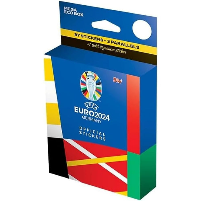 Topps Official Sticker Collection - Uefa Euro 2024 Mega Eco Box