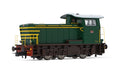 Fs, Diesel Shunting Locomotive Class 245, Green With Yellow Stripes, Without Side Handrails, Ep. Iv