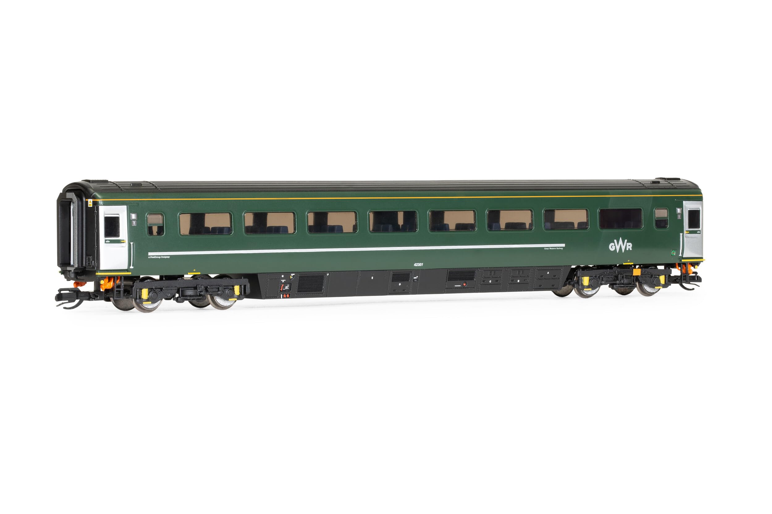 Hornby TT:120 Gauge TT4031 GWR, Mk3 Trailer Standard Open, 42301 - Era 11 Rolling Stock - Coaches for Model Railway Sets