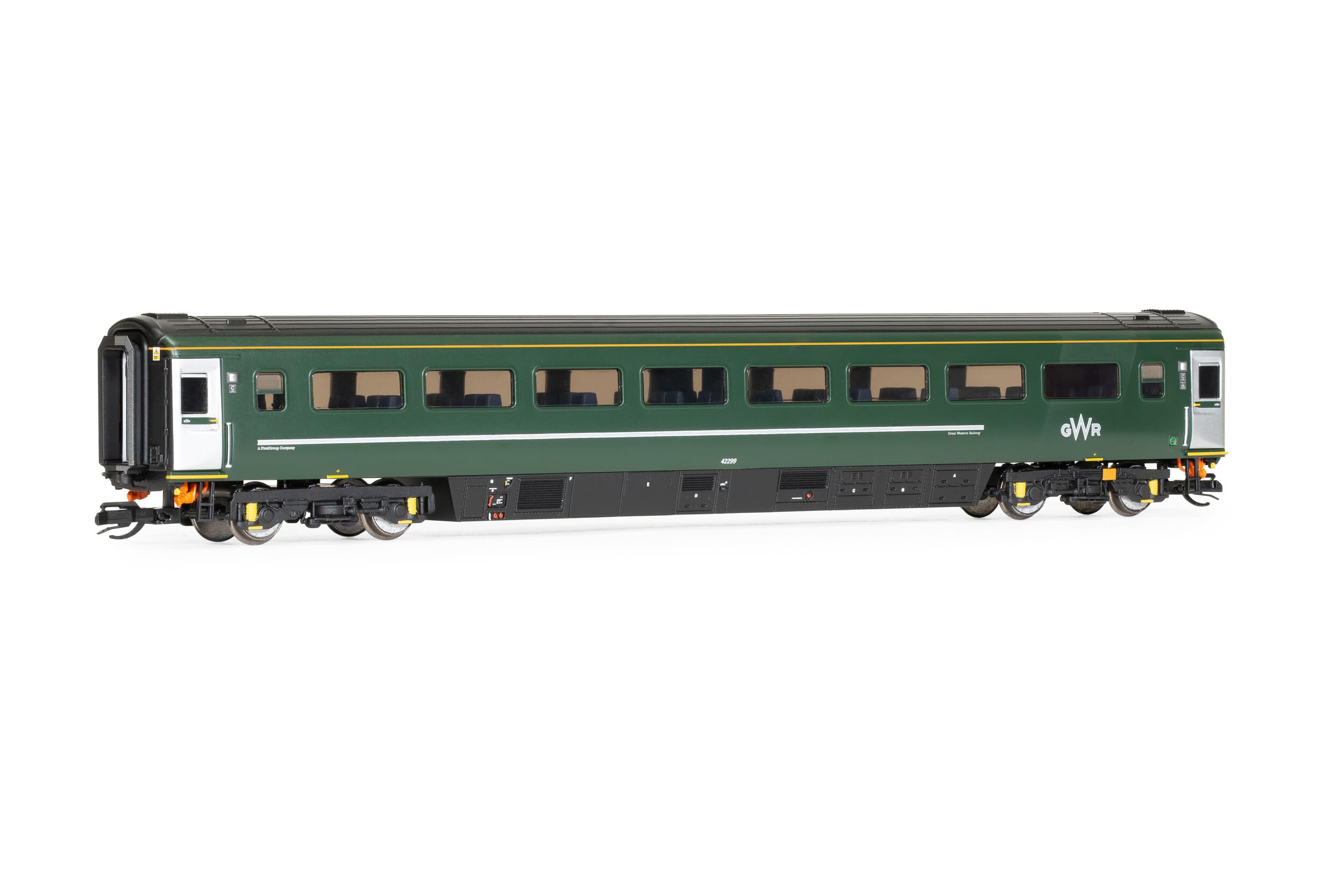 Hornby TT:120 Gauge TT4031A GWR, Mk3 Trailer Standard Open, 42299 - Era 11 Rolling Stock - Coaches for Model Railway Sets