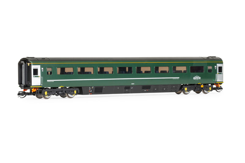 Hornby TT:120 Gauge TT4031B GWR, Mk3 Trailer Standard Open, 42351 - Era 11 Rolling Stock - Coaches for Model Railway Sets