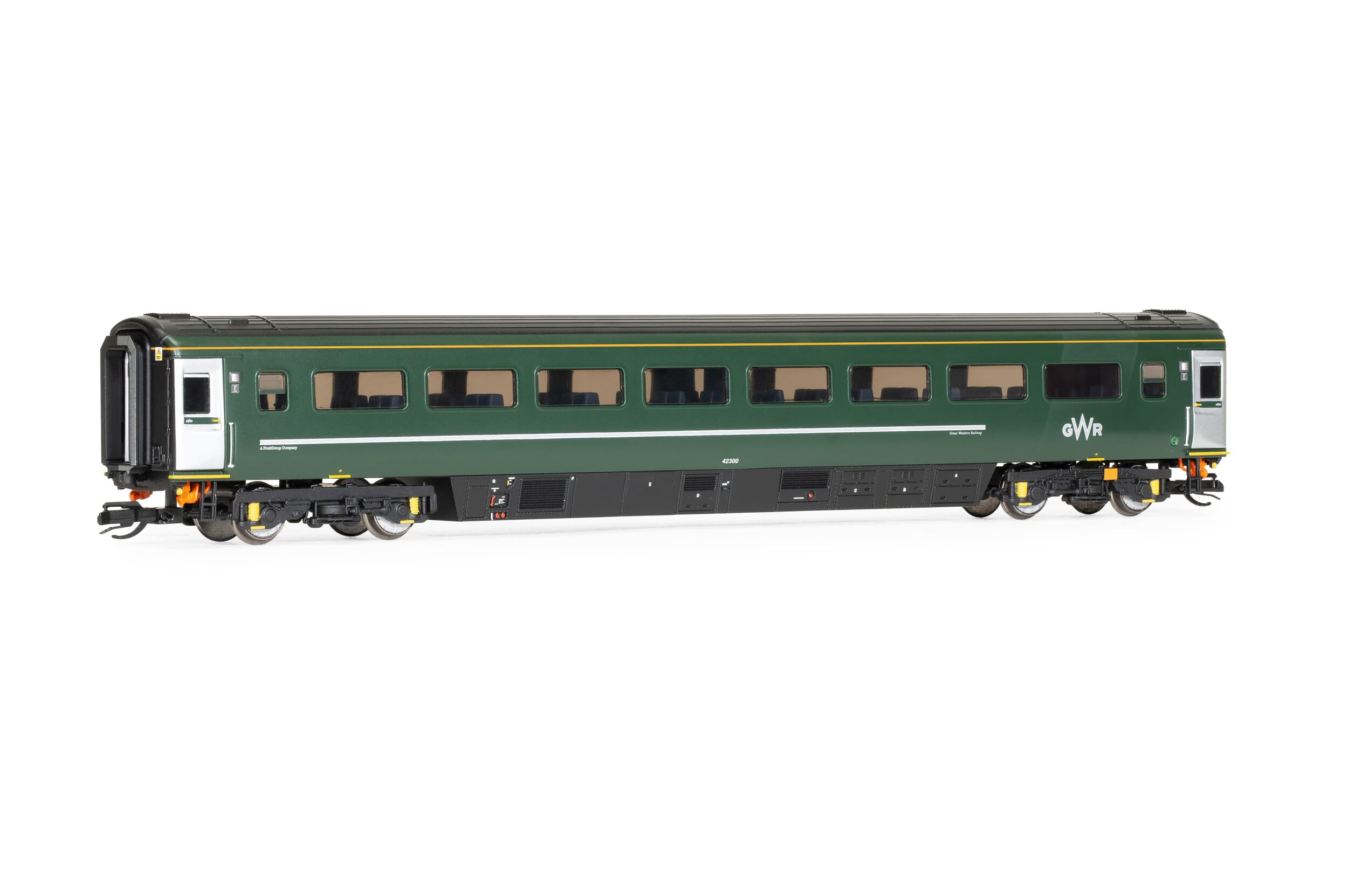 Hornby TT:120 Gauge TT4031C GWR, Mk3 Trailer Standard Open, 42300 - Era 11 Rolling Stock - Coaches for Model Railway Sets