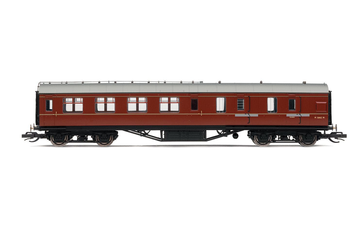 Hornby TT: Calibro 120 TT4034 BR 57' Freno Terzo, M5842M - Era 5 Materiale Rotabile - Carrozzerie per Set Ferroviari Modello