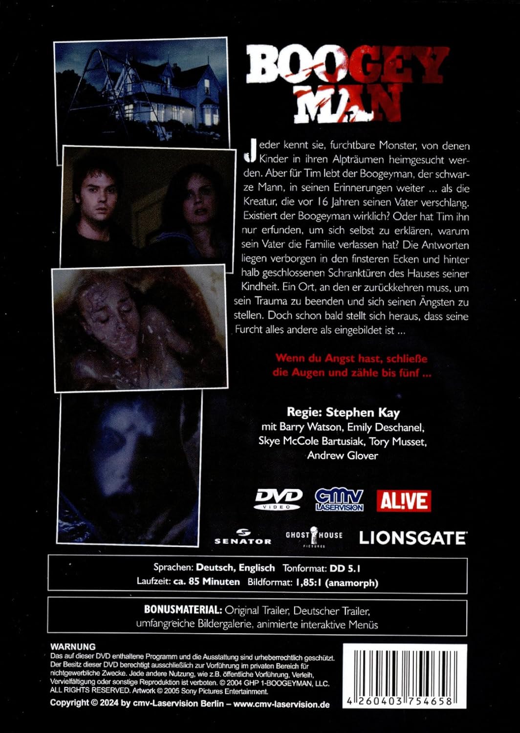 DESCHANEL, EMILY - BOOGEYMAN ¿ DER SCHWARZE MANN