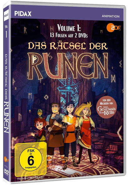 Das Rätsel der Runen, Vol. 1 (überarbeitete Fassung) / Die ersten 13 Folgen der Fantasy-Zeichentrickserie von den Machern von DAS GEHEIMNIS VON KELLS (Pidax Animation)