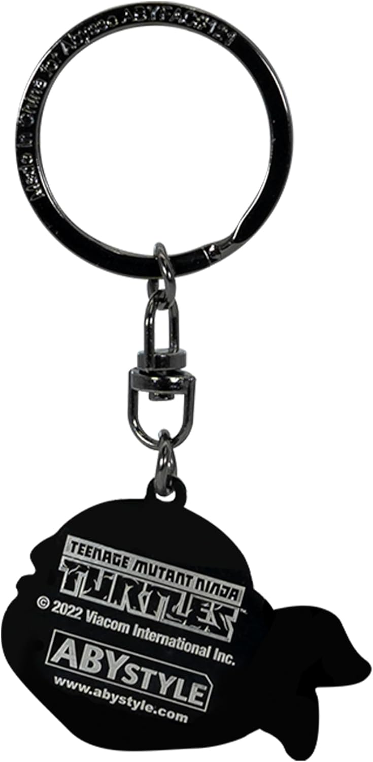 ABYstyle Teenage Mutant Ninja Turtles Raphaël Metal Keychain, Green, Small