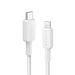 Anker - 322 Usb-C To Lightning Cable (6Ft Braided) - White