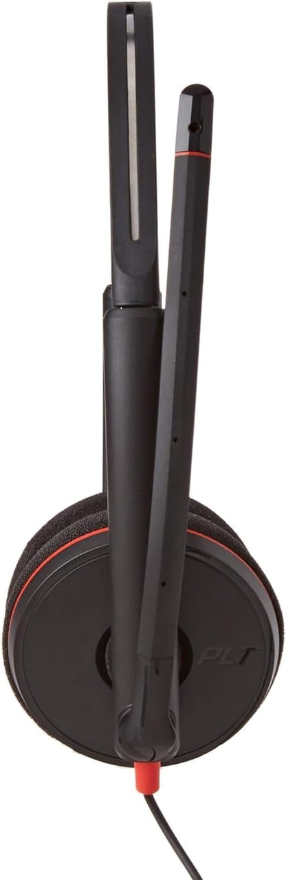 Poly Blackwire 3220 Stereo USB-C Headset + USB-C/A Adapter