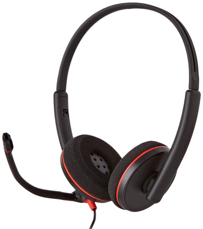 Poly Blackwire 3220 Stereo USB-C Headset + USB-C/A Adapter