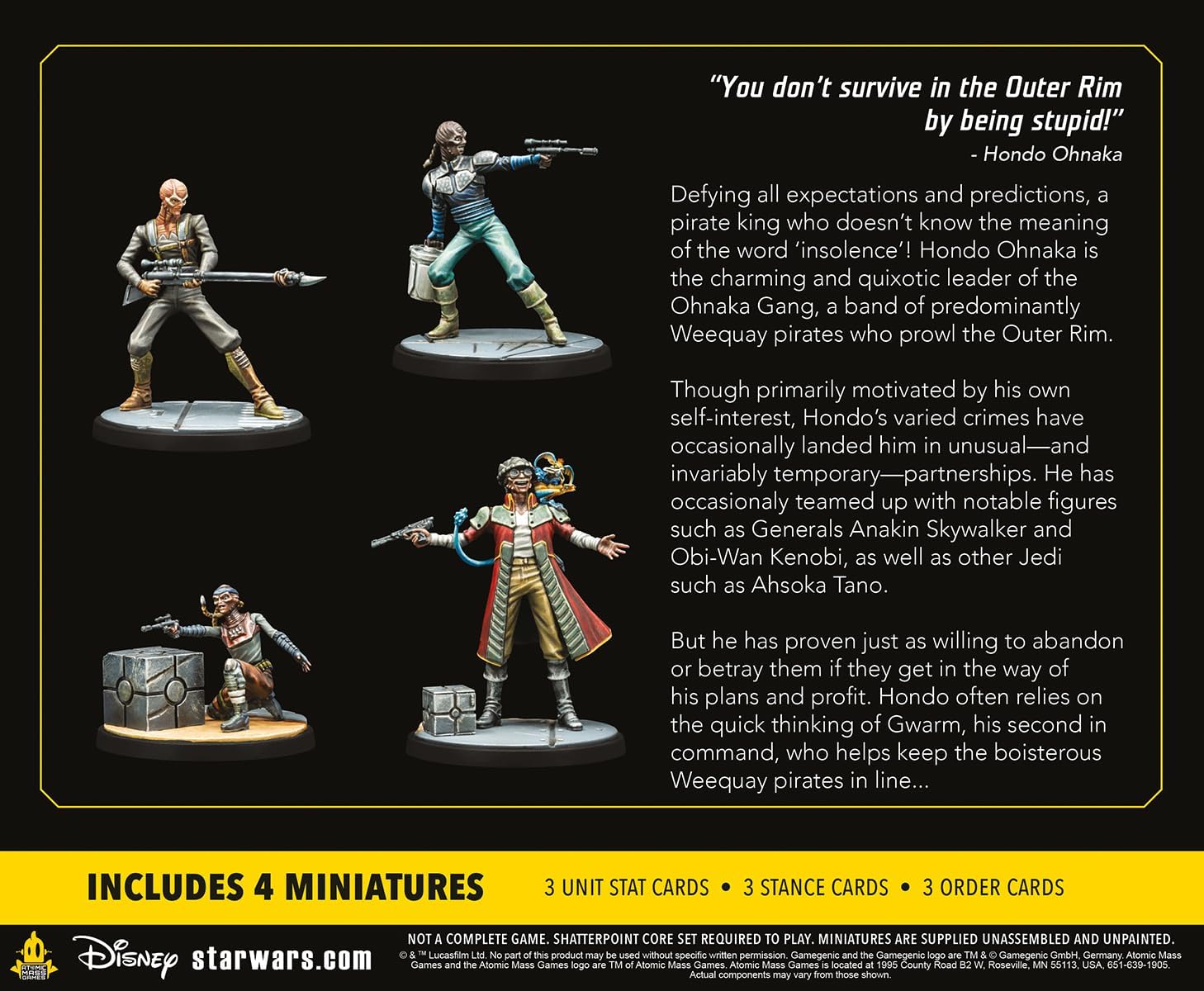 Atomic Mass Games | Star Wars Shatterpoint: That’s Good Business | Pack de Escuadra | Juego de Estrategia | A Partir de 14 Años | 2 Jugadores | 90 Min. por Partida | Multilenguaje (Incluye Español