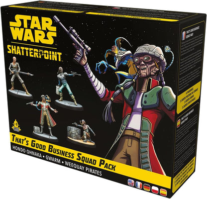 Atomic Mass Games | Star Wars Shatterpoint: That’s Good Business | Pack de Escuadra | Juego de Estrategia | A Partir de 14 Años | 2 Jugadores | 90 Min. por Partida | Multilenguaje (Incluye Español
