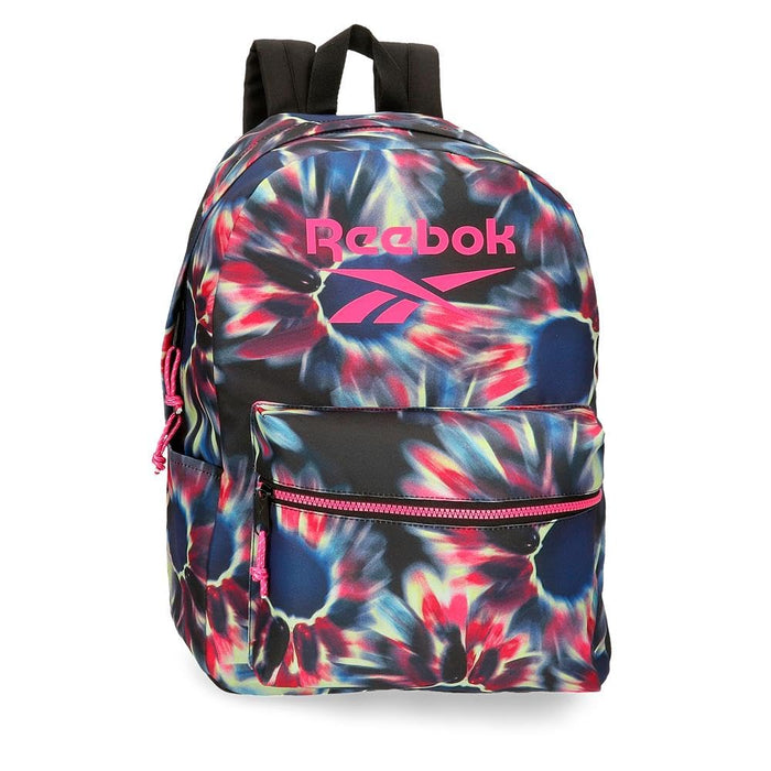 Reebok Floral Backpack Multicolor 32x44x12cm Polyester 16.9L by Joumma Bags, Multicoloured, One Size, Backpack