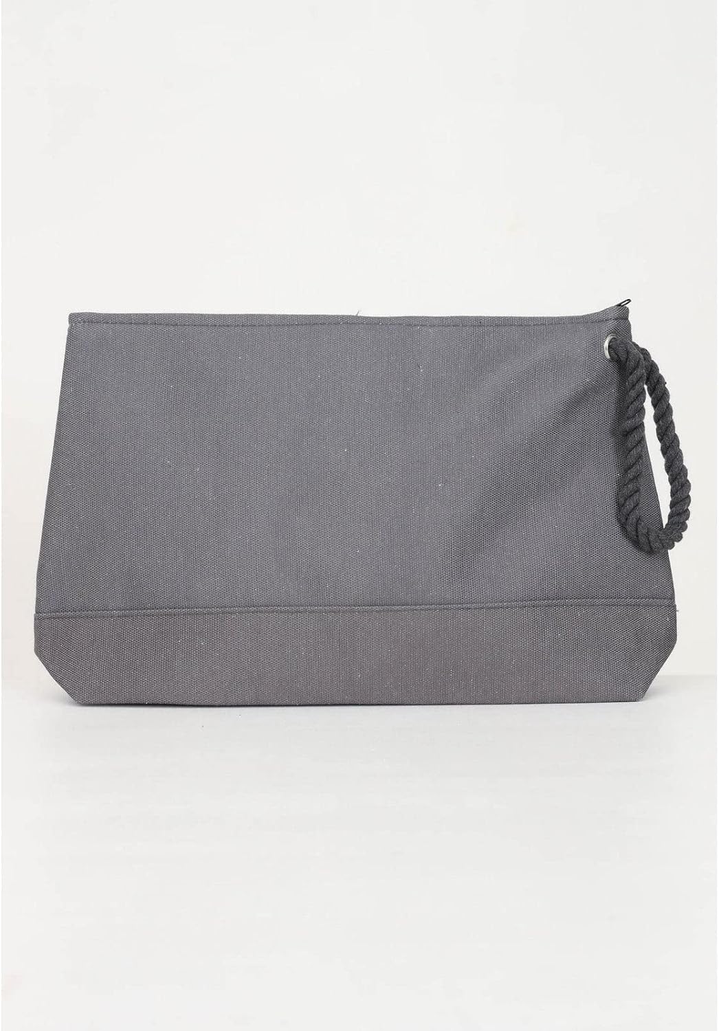 ME FUI Sacs Femmes Gris Maxi pochette couleur unie avec broderie logo Taille unique