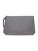 ME FUI Sacs Femmes Gris Maxi pochette couleur unie avec broderie logo Taille unique