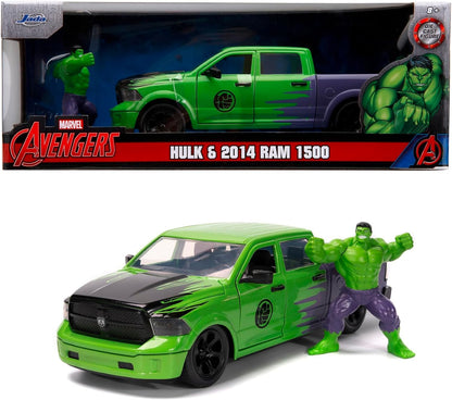 Jada MARVEL 2014 RAM 150 WITH HULK FIGURE 1:24