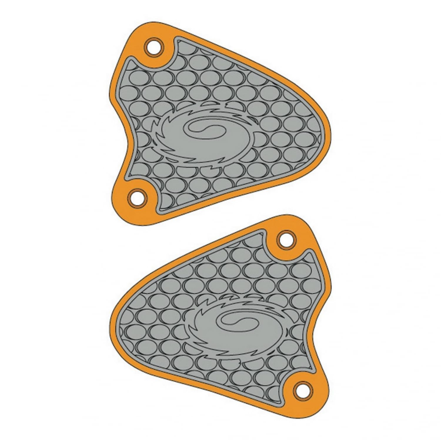 Sidi Soles Metatarsal Action Middle Section Yellow Silver