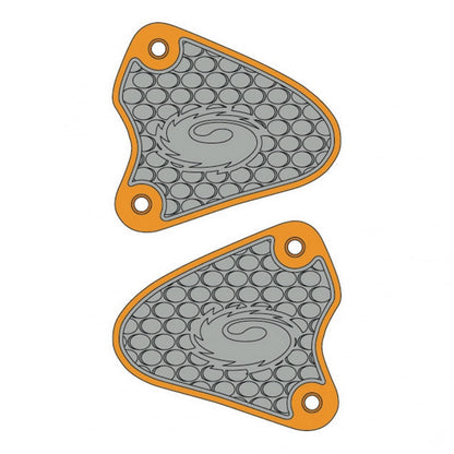 Sidi Soles Metatarsal Action Middle Section Yellow Silver