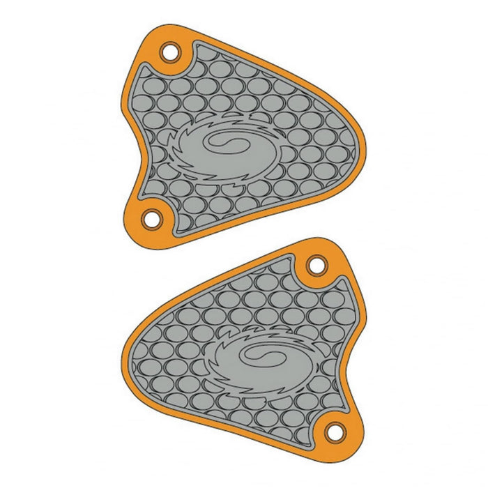 Sidi Soles Metatarsal Action Middle Section Yellow Silver