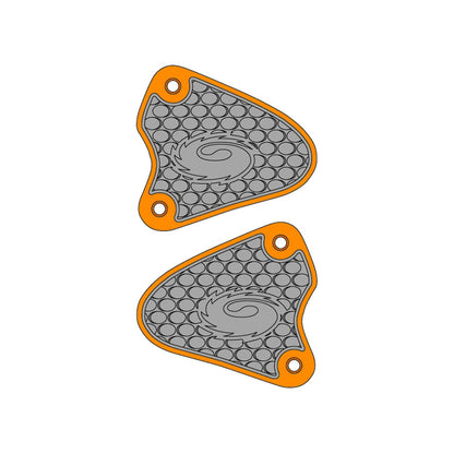 Sidi Soles Metatarsal Action Middle Section Yellow Silver